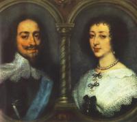 Dyck, Anthony van - Charles I of England and Henrietta of France